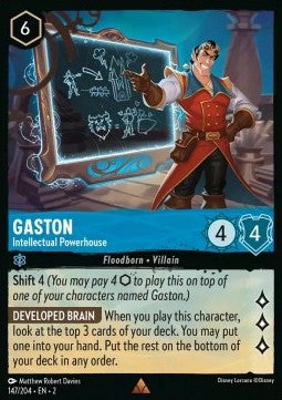 Gaston - intellectual Powerhouse