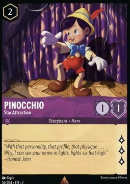 Pinocchio - Star attraction (foil)