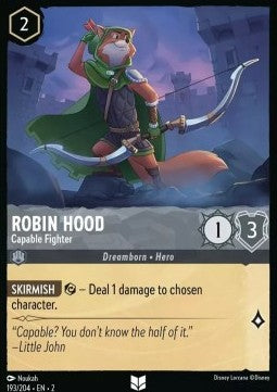 Robin Hood - Capable Fighter